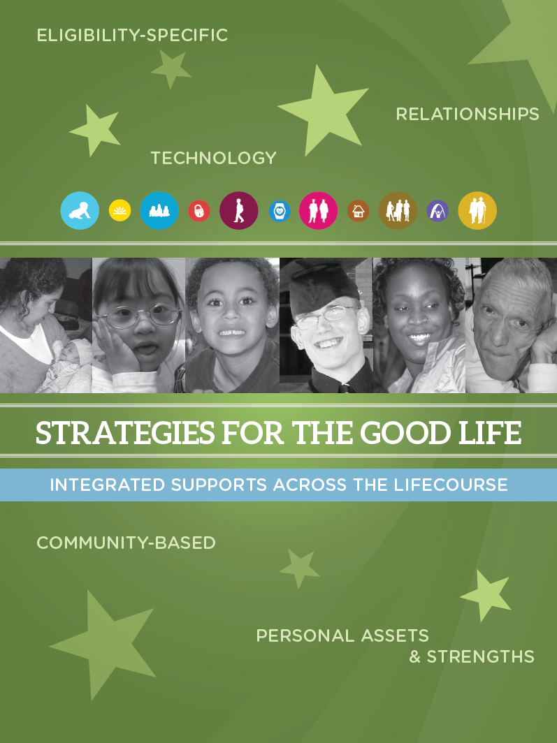 Graphic: Screenshot of Resource folder developed by Missouri Famiyl to Family using LifeCourse life stage and life domain icons